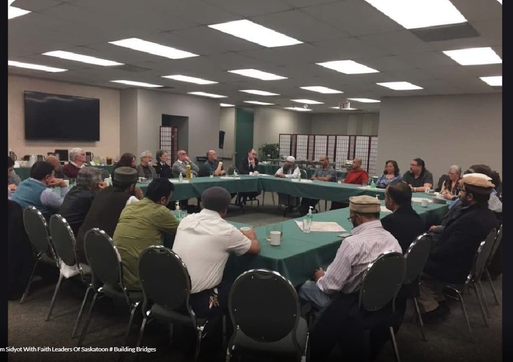 Imam Sidyot with Faith Leaders of Saskatoon